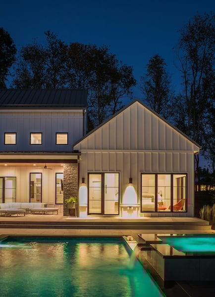 Modern Farmhouse Style Custom Home by AV Architects and Builders in Great Falls Virginia Northern Virginia Custom Home Builders The Vista House