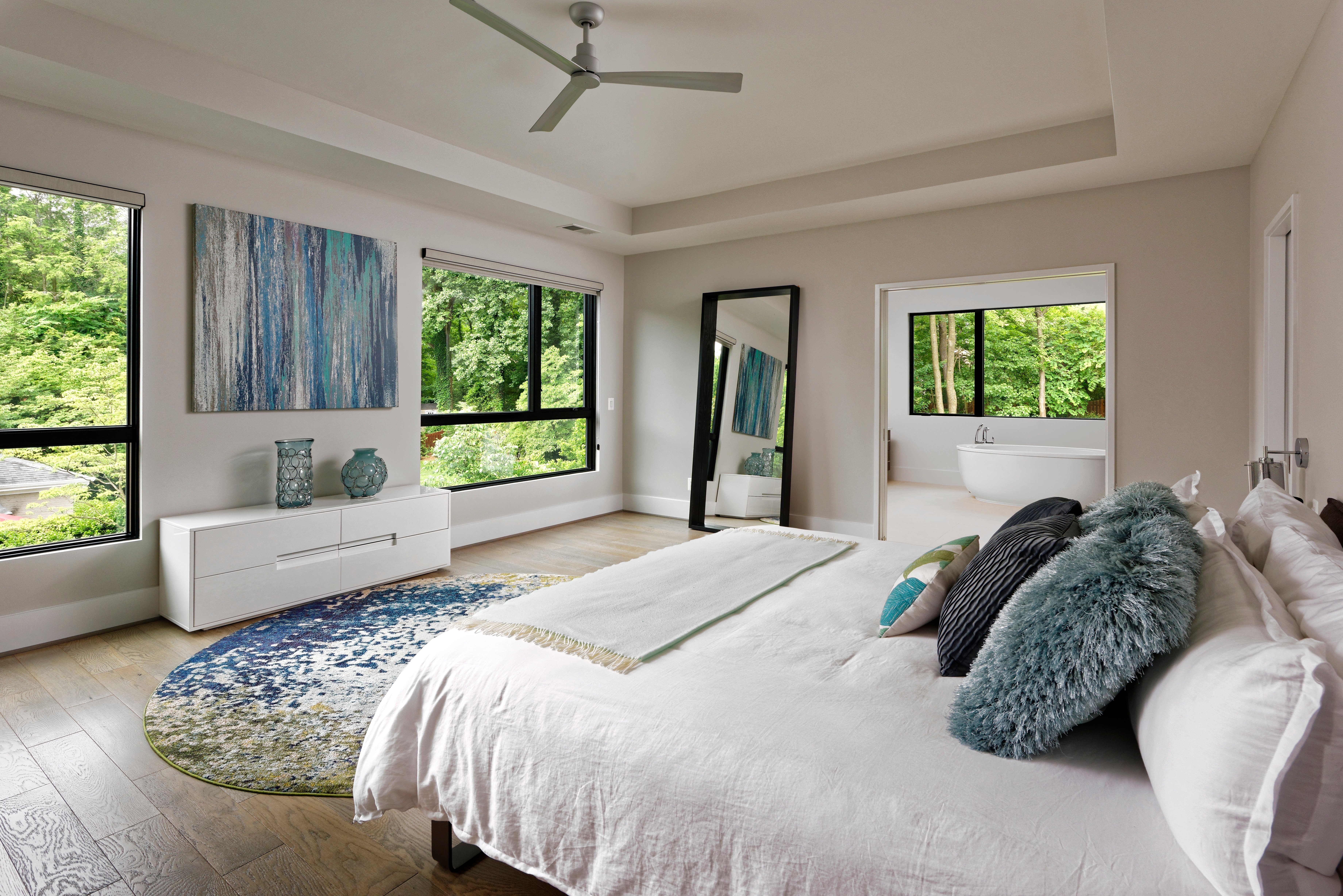 Modern Style Custom Home on a Hill by Design-Build Firm AV Architects and Builders in McLean Virginia Northern Virginia Custom Home Builders The Hill House