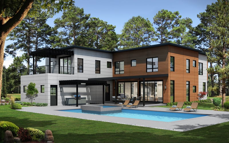Nido House. Semicustom home models by AV Architects and Builders renowned luxury home builders in Northern Virginia