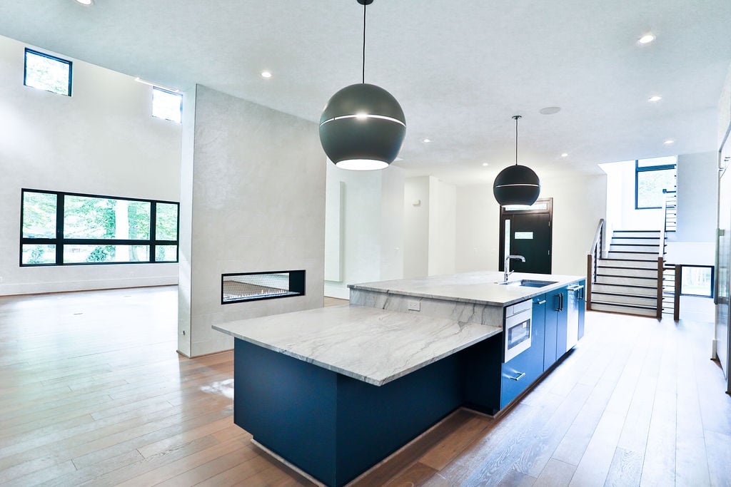 Modern Style High End Luxury Custom Home by Design Build Firm AV Architects and Builders in Great Falls Northern Virginia The Architect House