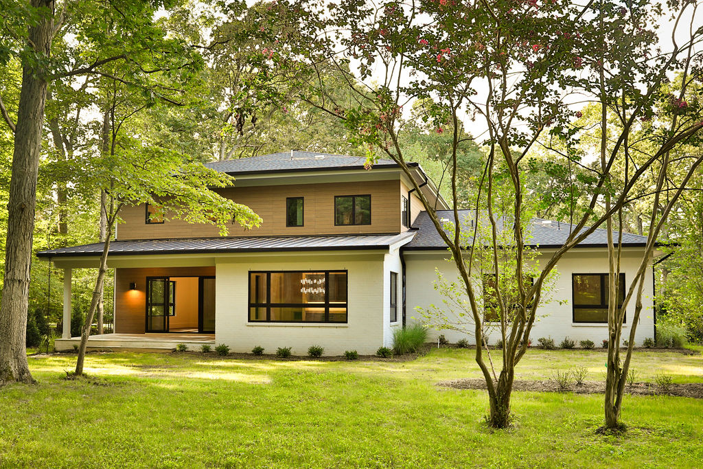 Modern Style High End Luxury Custom Home by Design Build Firm AV Architects and Builders in Great Falls Northern Virginia